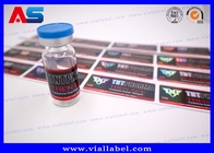 Testosteron Enanthate 250 Sterydowe etykiety na fiolki Plastikowe wodoodporne etykiety medyczne Pharma Laboratories
