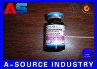 Bodybuilding Cypionate 200 mg Tabletka Etykieta na butelce z laserem Hologram Wydrukowanie szklanych etykiet na fiolkach