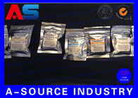 Przezroczyste małe metalizowane torby z folii aluminiowej do opakowania tabletek farmaceutycznych Pharma Pouch worek z folii aluminiowej z zamkiem błyskawicznym