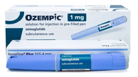 Pudełko do opakowań farmaceutycznych do długopisów do wstrzykiwań z semaglutidem z wkładkami papierowymi wewnątrz