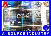 Full Color Paper / PP / Laser Film Recepta Etykieta apteki z efektem Hologram do słoików leków