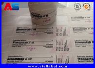 Plastikowa etykieta na pigułki na receptę do słoików 30 ml Etykiety samoprzylepne ISO SGS ROHS do plastikowych butelek