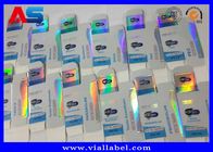 Primobolan 10 ml Pudełka na fiolki Laserowe drukowanie holograficzne Euro Gen Rx Deisgn niebieskie pudełko opakowanie farmaceutyczne