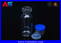 Szklane butelki 5 ml Małe szklane fiolki z gumowym korkiem i 13 # aluminiowe plastikowe wieczko