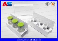 Kartony farmaceutyczne Pudełka papierowe Hcg i wkładki do ampułki 1 ml 2 ml fiolki białe pudełko do pakowania