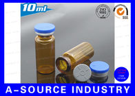10ml Amber miniaturowe szklane fiolki medyczne szklane fiolki i korki