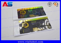 Etikety na fiolki 10 ml PET Film laserowy CMYK Drukowanie do lektyków