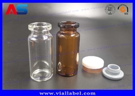 10 ml Bio CMYK Drukowanie szklanych butelek aptecznych z pokrywkami Zatwierdzone ISO19001-2008