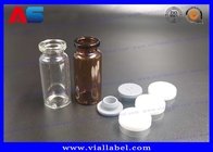 10 ml Bio CMYK Drukowanie szklanych butelek aptecznych z pokrywkami Zatwierdzone ISO19001-2008