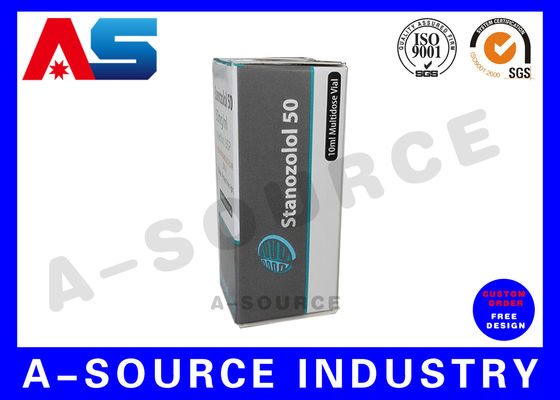 Niestandardowe pudełko do przechowywania fiolki holograficznej Drukowanie 10 ml pudełka do fiolki i opakowanie / małe pudełka do opakowania