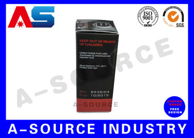 Bodybuilding / Test Enanthate Niestandardowe pudełka opakowaniowe Drukowanie z wolnym projektem Etykiety na butelki 10 ml