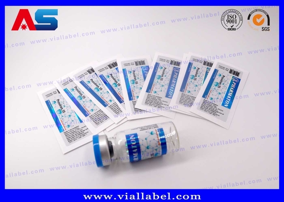 Szklane butelki Etykiety peptydowe Drukowanie, holograficzne etykiety na butelki 10 ml