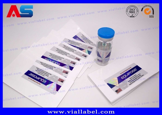 CMYK Biała folia perłowa 10 ml Etykieta fiolki do butli do wstrzykiwań