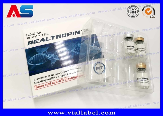 2ml / 3mL / 5mL / 10mL Opakowanie Hcg Karton papierowy Etykieta I Plastikowy Blister niestandardowy