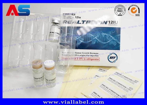 2ml / 3mL / 5mL / 10mL Opakowanie Hcg Karton papierowy Etykieta I Plastikowy Blister niestandardowy