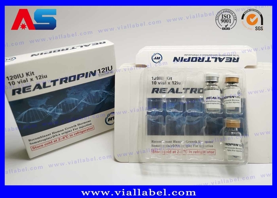 2ml / 3mL / 5mL / 10mL Opakowanie Hcg Karton papierowy Etykieta I Plastikowy Blister niestandardowy