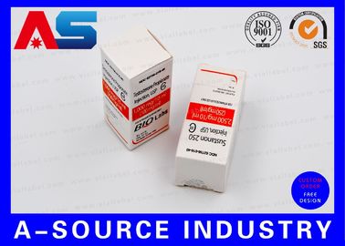 Biolab Bezpieczna Kartonowa Butelka Pudełka 10ml Fiolki Pieczątki Embossed Spot UV Printing