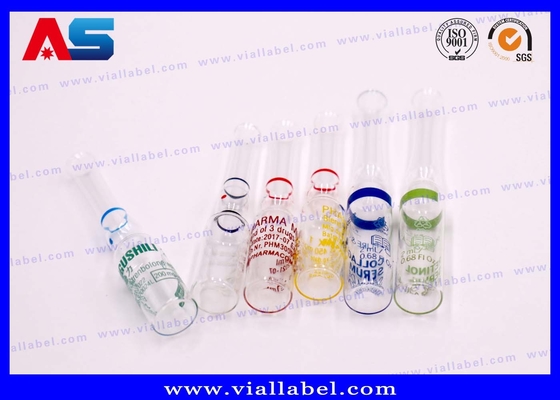 1 ml / 2 ml / Ampułki szklane Drukowanie kolorystyczne