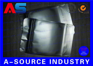 Matt Black Heat Seal Aluminiumowa folia z zamknięciem zip / Mylar Sleeves folia aluminiowa z zamknięciem zip