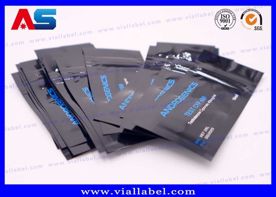 Czarna drukarka aluminiowa folia do 10 ml fiolki Test androgeniczny Cyp 10 ml butelka