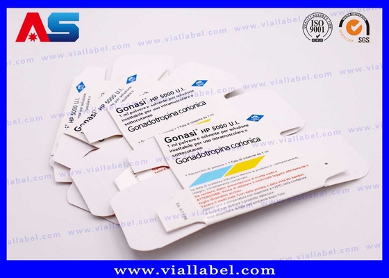 Szklane butelki papierowe 10 ml pudełka fiolka do Pregnyl Hcg