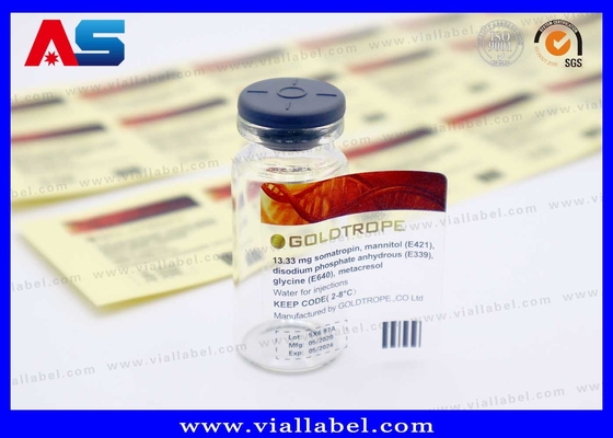 Ekonomiczne Etykiety na butelkach 10 ml Przejrzystość Etykiety na fiolkach 10 ml Wybór druku