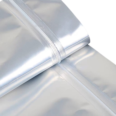 Aluminium folia worek MOQ 100 sztuk Aluminium srebrny Zip Zamknięcie torebki dla 50 tabletek