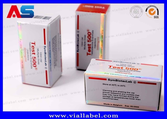 10 ml Pudełko do próbki 500 Laser Holograficzne Logo wodoodporne Błyskotliwe lakierowanie