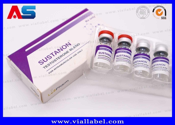 LabPharma Pharmaceutical Drukowane pudełko papierowe 10 ml i etykieta na butelce z zestawem fiol