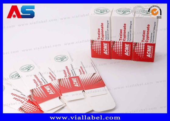 Drukowanie pudełek na fiolki ACE Pharmaceutical 10ml dla peptydów Sema, Reta, Tirze na odchudzanie