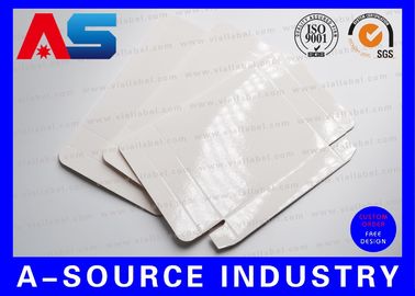 Somatropin Hcg 2 ml Pudełka papierowa Blank Glossy White With Clear Plastic Trays Pudełka farmaceutyczna