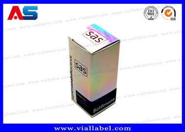 Laserowe holograficzne pudełka na butelki 30 ml Karton Papier / PET / PVC Materiał pudełko do opakowania leków