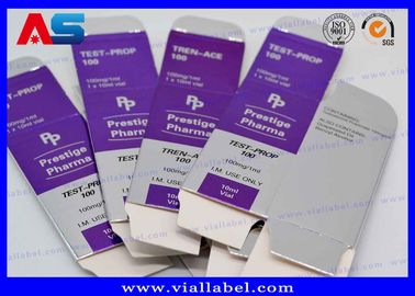 Glossy / Matt Bio Custom 10 ml pudełko do fiol Kartonowe pudełka przenośne do testowania laboratoryjnego pudełka do fiol