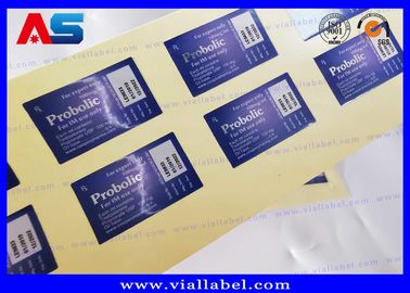 Farmaceutyczna naklejka Peptideowa na fiolkę 10 ml / 2 ml / 15 ml