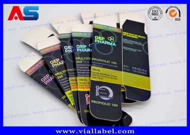 Holograficzna Glossy Printing 10ml Pudełka fiolki Drukarka Niestandardowy projekt Pudełka papierowa 10ml