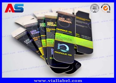 Holograficzna Glossy Printing 10ml Pudełka fiolki Drukarka Niestandardowy projekt Pudełka papierowa 10ml