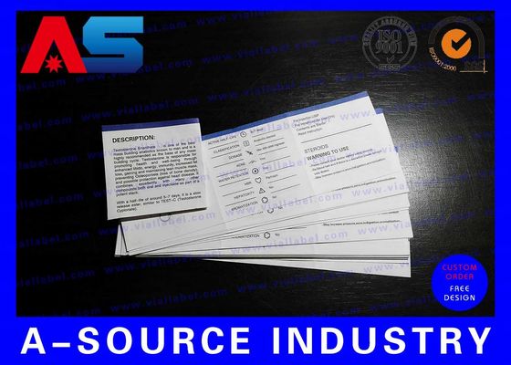 Druk ulotek farmaceutycznych dla peptydów, kulturystyki, oleju, instrukcji