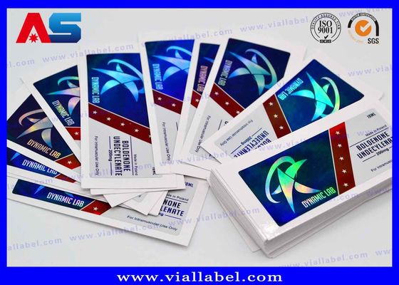 Zdejmowane Butelka farmaceutyczna 10ml Fiolka Etykiety Hologram Drukowanie