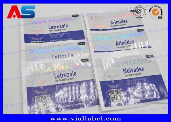 Sterydy Etykiety butelka 10ml Butelki szklane, Medycyna Prywatna Hologram drukowania etykiet