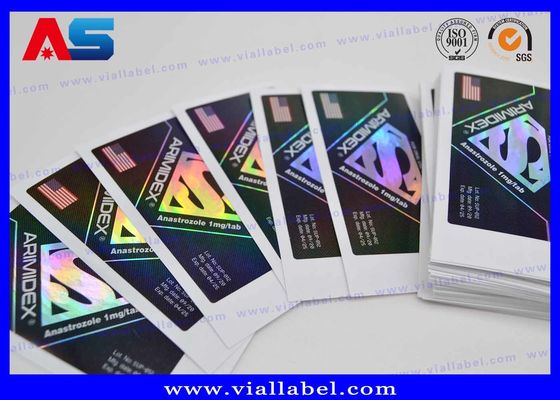 Etykiety na fiolki drukowanie szkło 10ml etykiety na fiolki, etykiety holograficzne na butelki