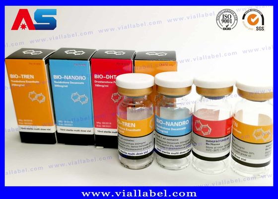 Bodybuilding Cypionate Etykiety na butelkach farmaceutycznych 25x60 mm Certyfikat ISO dla fiol 10 ml