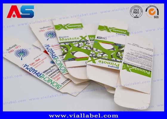 Testosteron Undecanoate Glossy 10ml Fiolki, Medyczne szklane fiolki z kolorowym nadrukiem