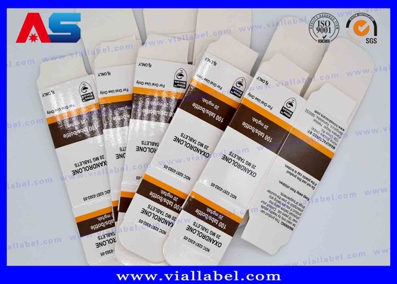 Puste Pharma Carton 10ml Fiolka Boksy dla szkła Butelki Ruchomych Hologram Medicine