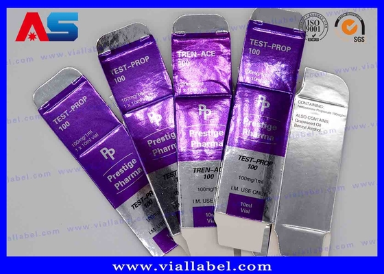 Karton papierowy do apteczki 10 ml Pudełka do fiol Etykiety winylowe na zamówienie dla fiol laboratoryjnych Etykiety do fiol 10 ml