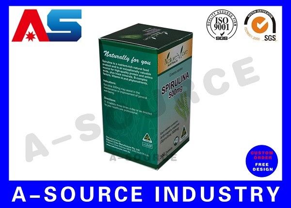Pudełko do opakowań kapsułek Glossy Finish Pharmaceutical Packaging Box / Medicine Paper Box For Pill Bottle