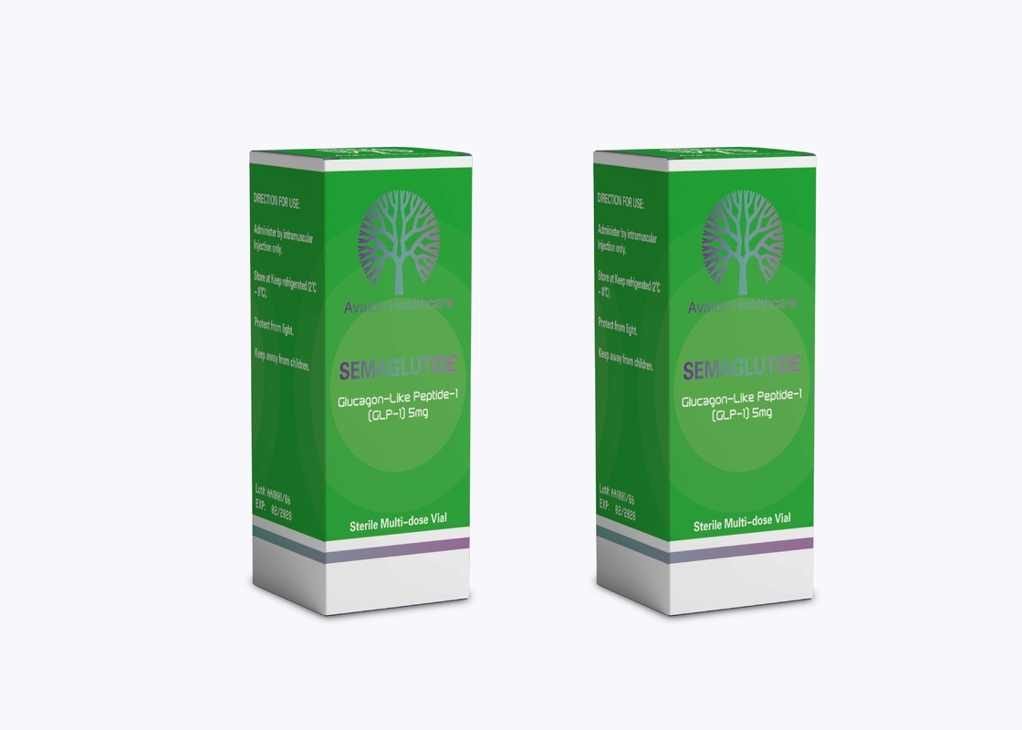 1 ml / 2 ml / 10 ml / 30 ml Logo spersonalizowane Etykieta i pudełko Semaglutide w druku kolorowym