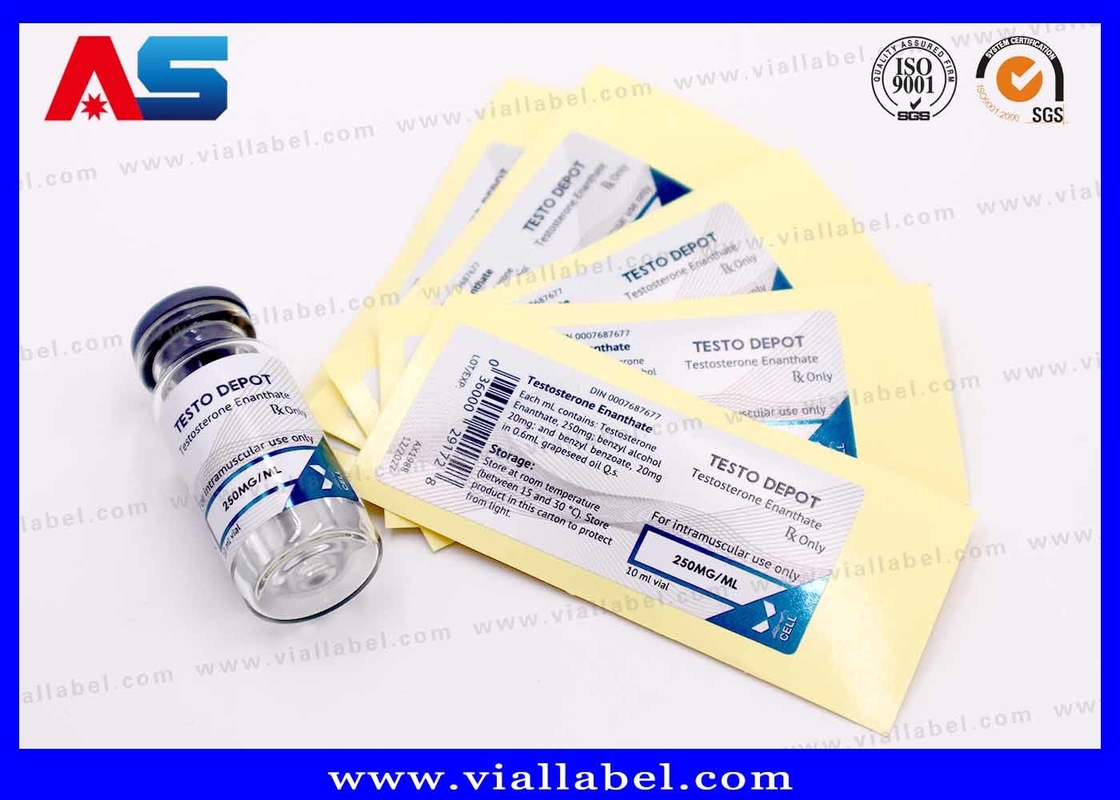 Etykiety na fiolkach z silnym klejem Premium do zastosowań medycznych i laboratoryjnych 2 ml / 10 ml