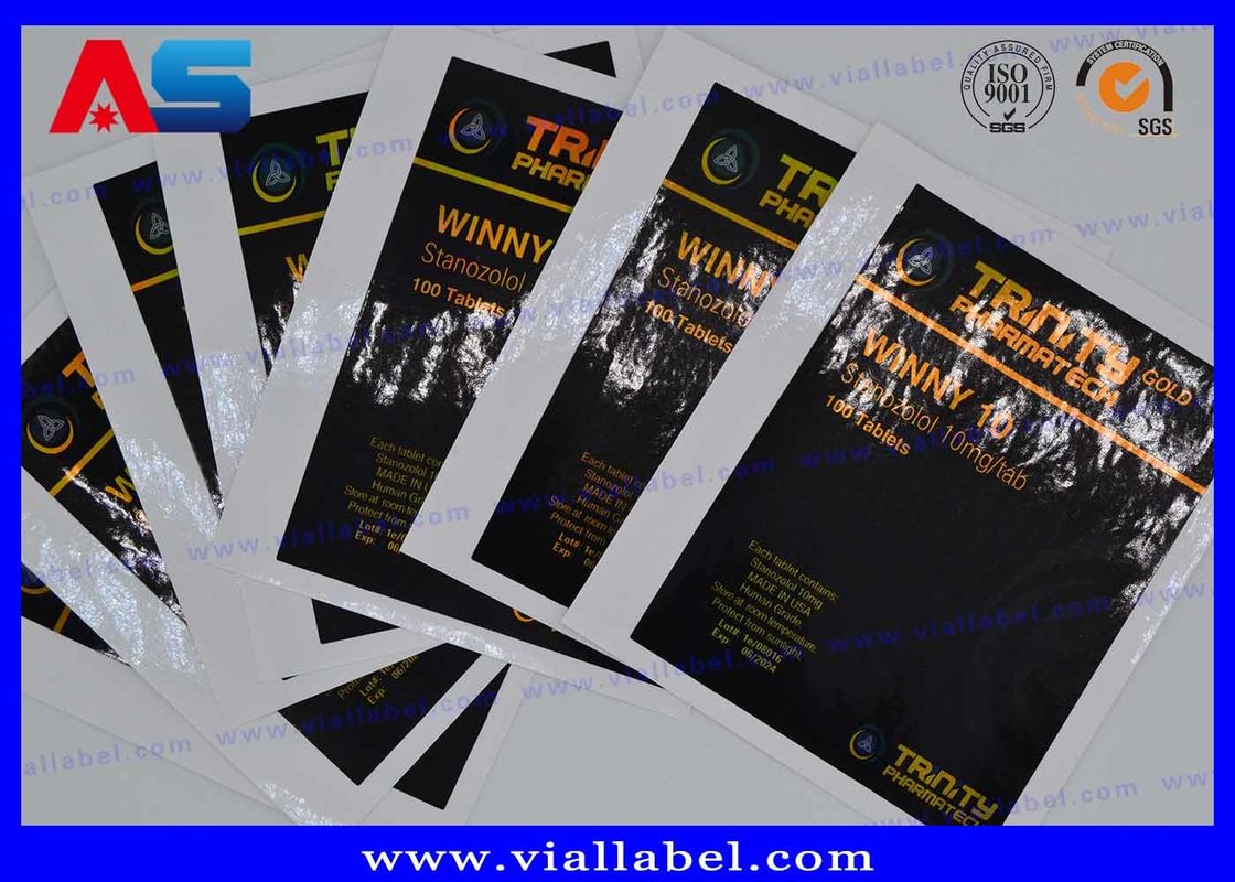 Hologram laserowy recepty CMYK Tabletki etykieta butelki naklejka dla butelki / torebki