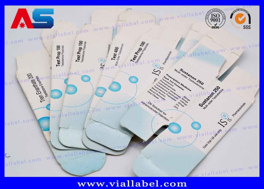 Niestandardowe pudełko do przechowywania fiolki holograficznej Drukowanie 10 ml pudełka do fiolki i opakowanie / małe pudełka do opakowania