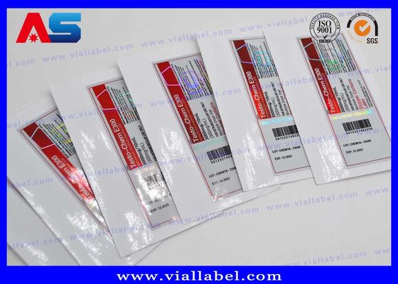Wodoodporna 10ml Fiolka Etykiety 4C pełnym kolorze Do Peptideowych Pharmaceutical